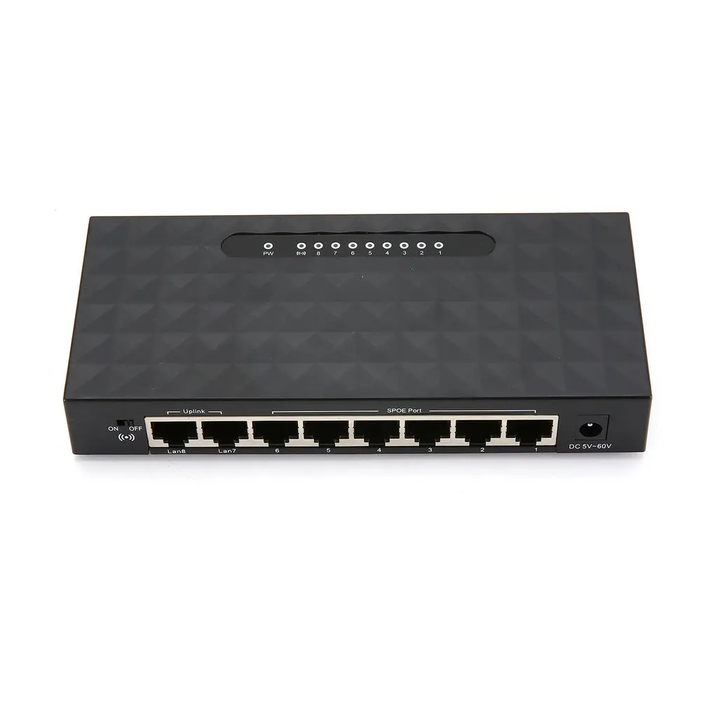 8 + 2 порта 100 Мбит/с переключатель SPOE быстрая мощность по Ethernet коммутатор сетевой