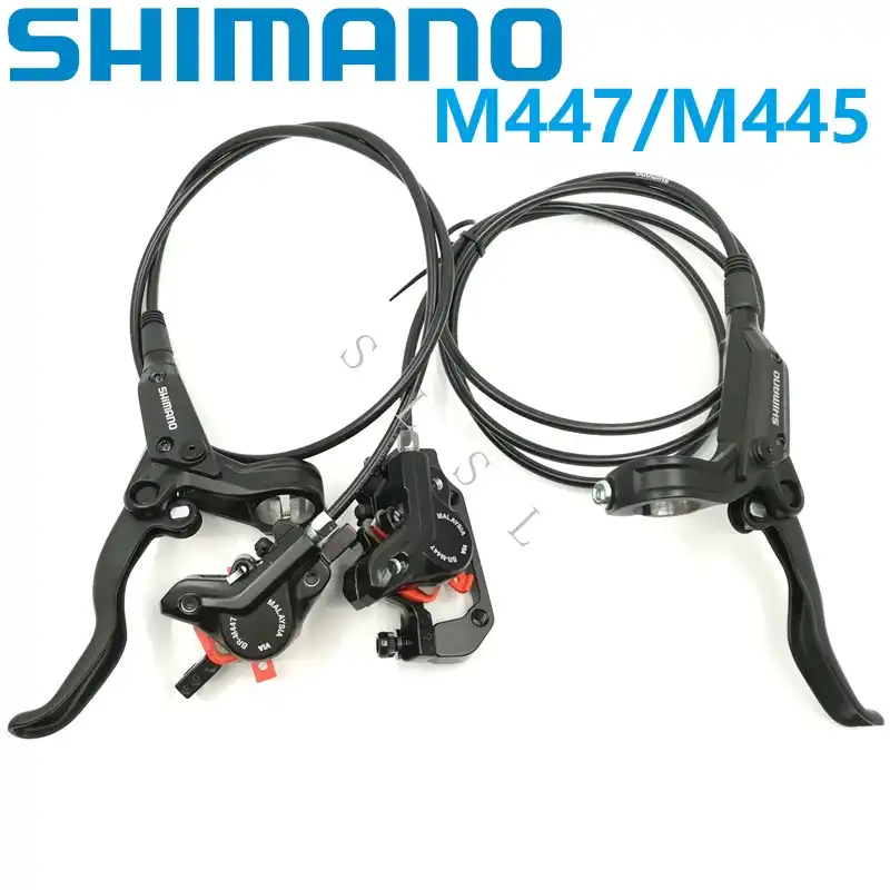 New Shimano BR-BL-M446 M447 Hydraulic Brake set black with RT56 or RT54 Rotors