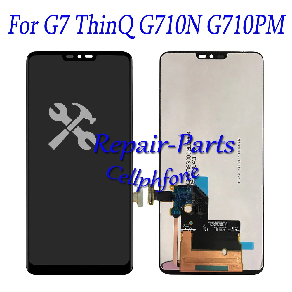 

New Black Full LCD display + Touch Screen Digitizer Assembly For LG G7 ThinQ LMG710PM LMG710VM G710VMP LMG710EAW G710VMX