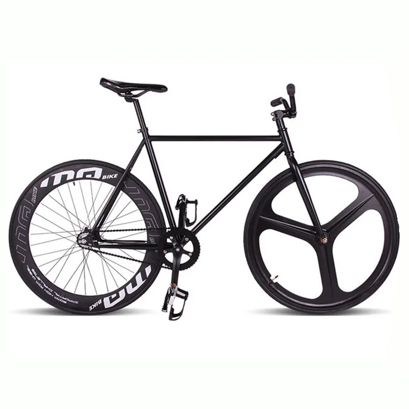 Magnesium Alloy Wheel 3 spokes fixie Bicycle, Fixed gear bike 700C *23 70mm Rim 52cm FRAME DIY BIKE Complete Road Bike Magnesium Alloy Wheel 3 spokes fixie Bicycle, Fixed gear bike 700C *23 70mm Rim 52cm FRAME DIY BIKE Complete Road Bike