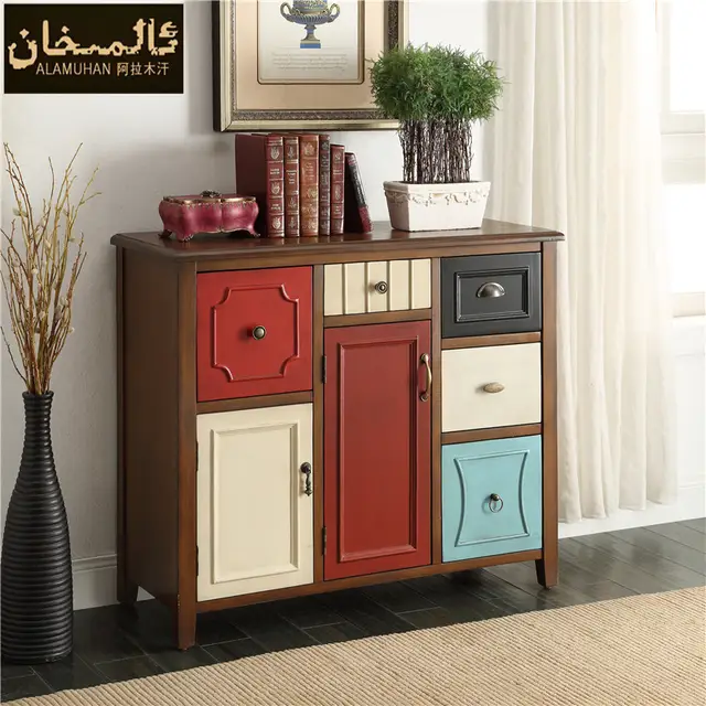 Ems Free Fashion Simple Multicolored Cabinet Curio Cabinets