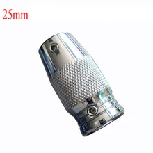 25 мм Татуировка рукоятка из нержавеющей стали с задней стволовой насадки для тату Поставка 308-4