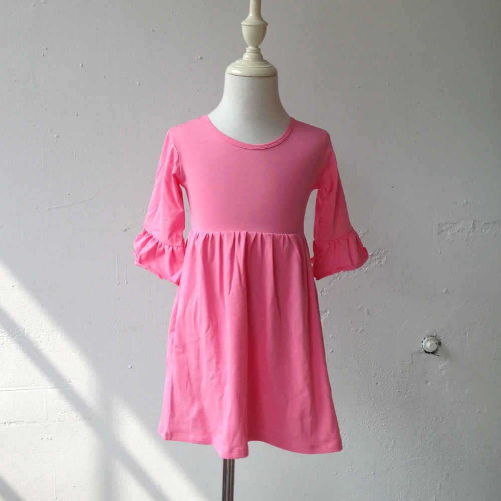 Grosir Bayi Katun Sederhana Rok Gadis Ulang Tahun Dresses Anak Murah