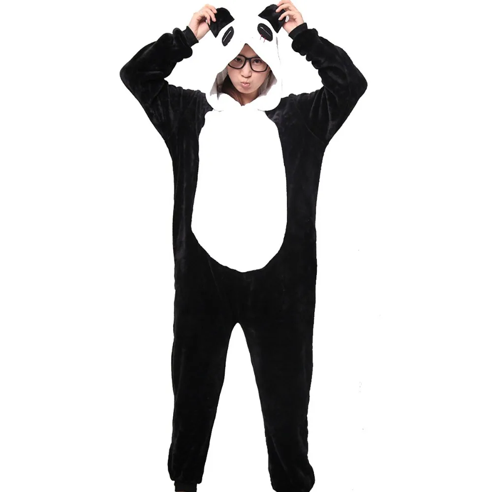 

Greywalnut Newest Panda Flannel Autumn Winter Pajamas Sets Cartoon Animal Sleepwear For Women