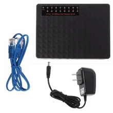 16 портов Быстрый Ethernet коммутатор сетевой коммутатор 100 Мбит/с Vlan концентратор полный или полудуплексный обмен с ЕС/США адаптер 16 портов коммутатор