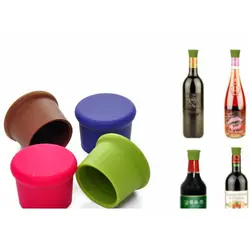 Силиконовое для вина пробка для бутылки конфеты цвет утечки бесплатно вина герметики для бутылок для красного вина и бутылки пива крышка