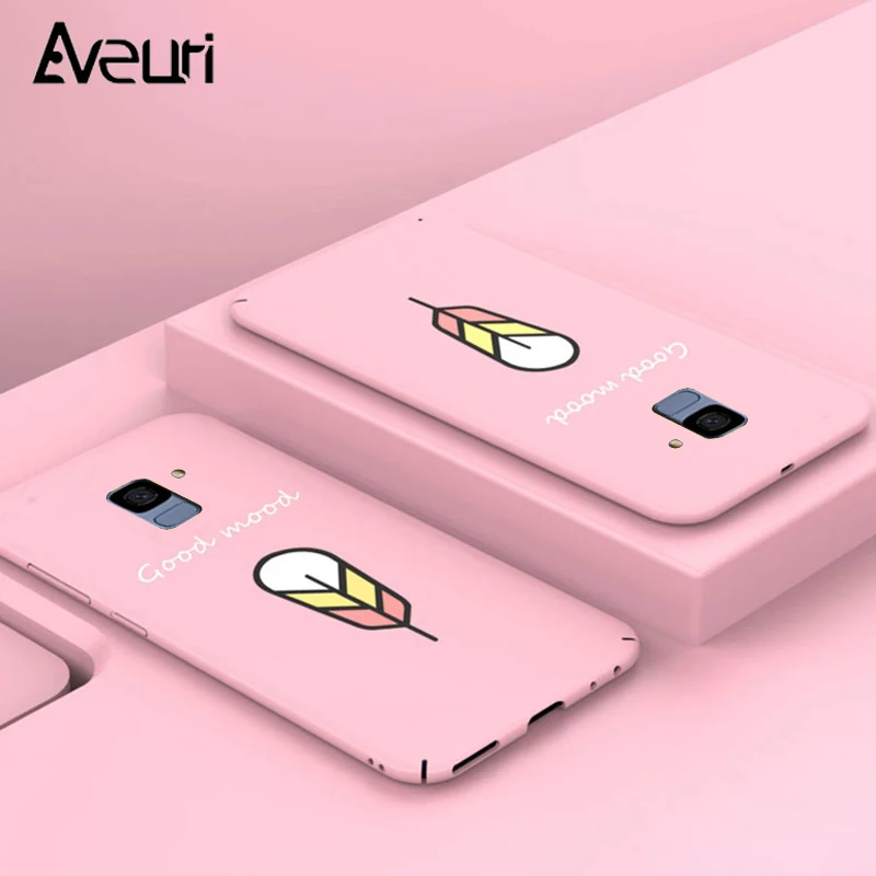 

Aveuri 3D Cute Case For Samsung Galaxy A3 A5 2017 J3 J5 J7 J2 Prime PC Cover Case For Samsung S8 S9 Plus A6 A8 Plus 2018 Coque