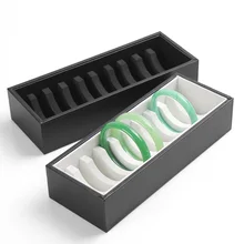 Выставочная витрина для украшений ящичек для браслетов 10 сетки Anlke браслет хранения цепь с квадратными звеньями демонстрационная подставка