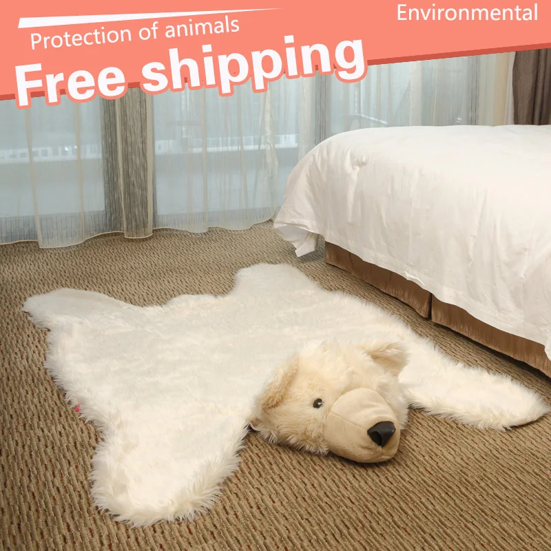 - Versandkostenfrei Tier Moderne Teppiche Für Wohnzimmer Bett Zimmer Schöne American Slip Beständig Eisbär Cm Cm