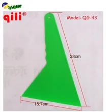 Приветствовал Треугольный Скребок скребок Qili QG-43 Ручки Скребок для Автомобилей виниловой Пленки упаковка Большой Размер Снег Removal tool