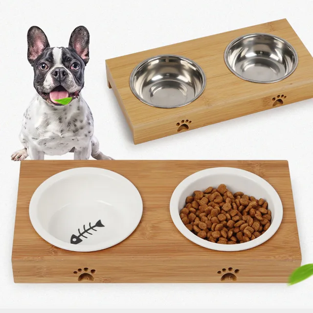 Buy Elevated Pet Dog Cat Bowls Raised Pet Feeder Bowl
