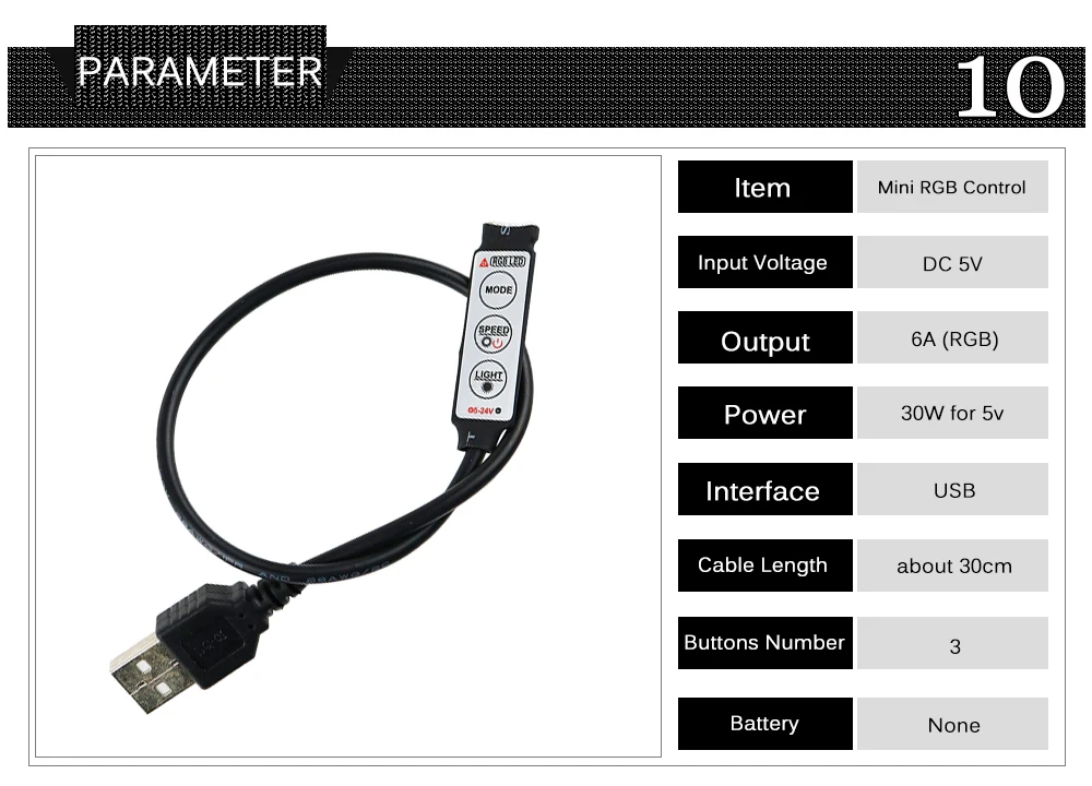 USB RGB светодиодный Управление; 5V светодиодный полосы светильник дистанционного Управление 4pin гнездовой разъем для светодиодный полосы RGB диммер постоянного тока, характеристики 5В JQ