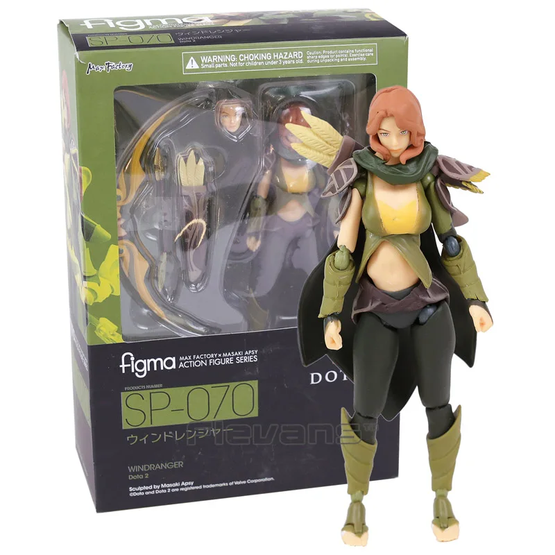 DOTA 2 figma SP-070 Windranger ПВХ фигурка Коллекционная модель игрушки - Цвет: boxed