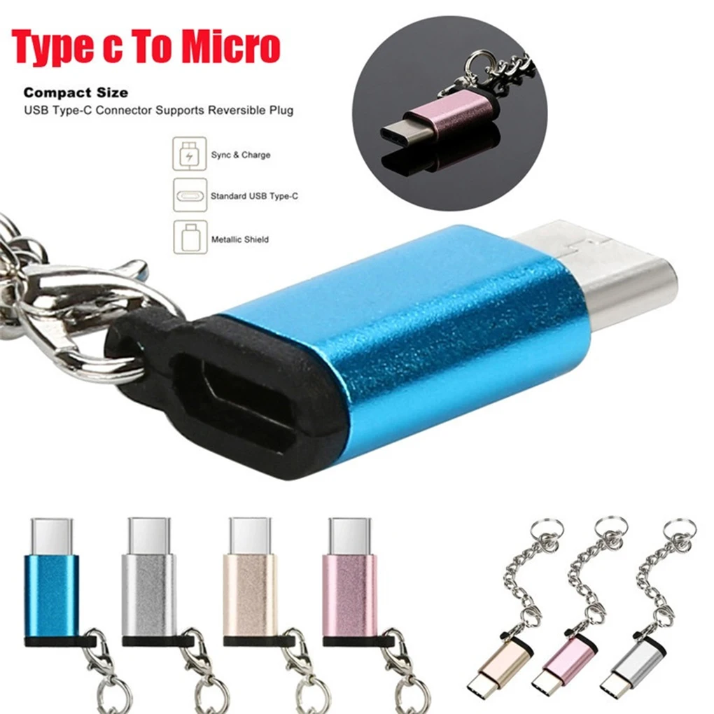

Smartphone Data Sync Cable Adaptor Cellphone Charging Cord Micor USB Female To Type-C Male