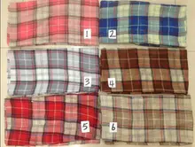 10pcs/lot 2015 New Fashion Brand Tartan British Multi color Plaid Checked Scarves Snood For Women/Ladies wholesale