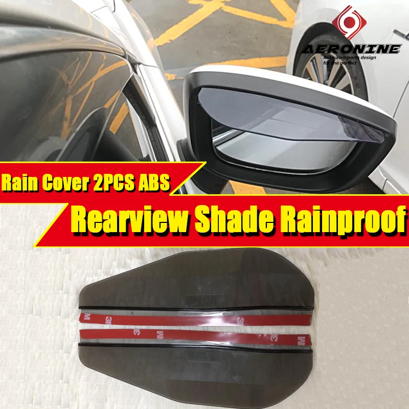 

1 Pair of Rear View Side Mirror Rain Sun Visor Shade For Euro Import Domestic For Spoon OEM F1 M3 Towing Manual Powered Mirror