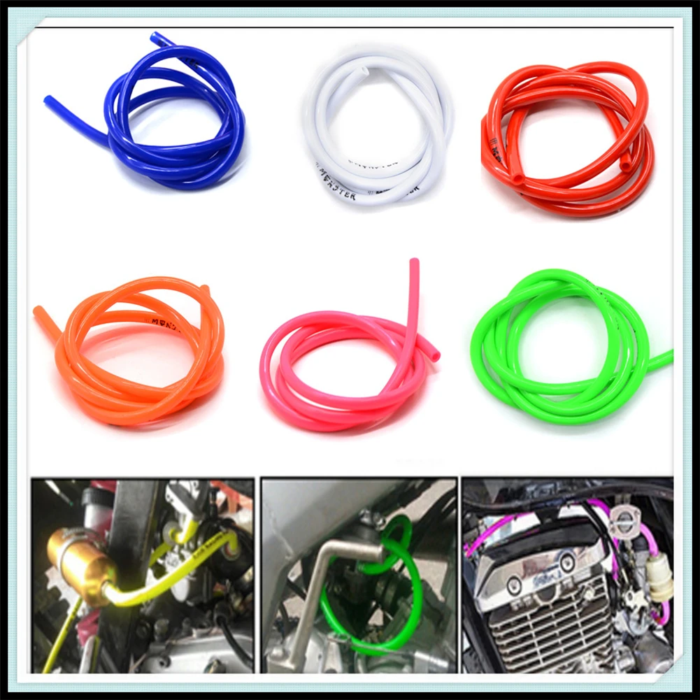 Motorcycle accessories Fuel Gas Oil Tube Hose Line Rubber Petrol Pipe