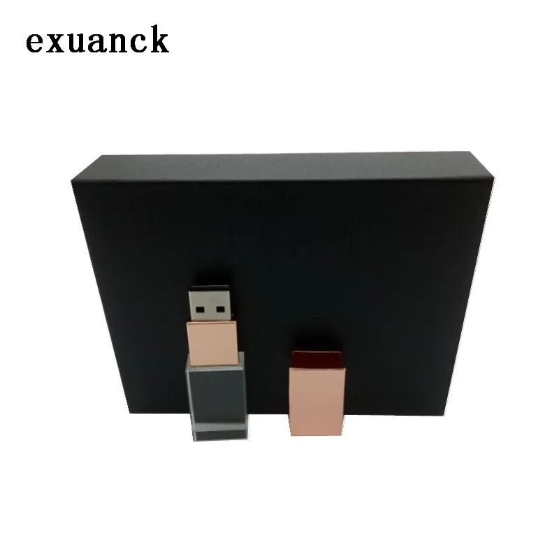 Exuanck логотип прозрачный usb 2,0 флеш-накопитель 16 ГБ флеш-накопитель 32 ГБ 4 ГБ 8 ГБ Флешка(более 20 шт бесплатный логотип