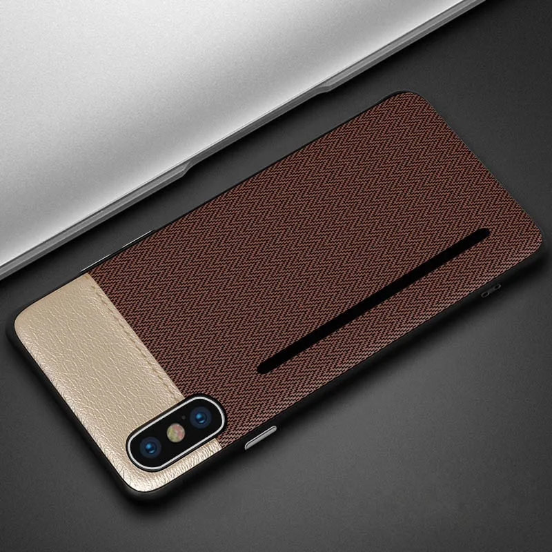 

Card Holder Back Cover Case for iPhone X XR XS Max Case Leather 360 Shockproof Soft Frame Phone Case Cover Luxury Capa