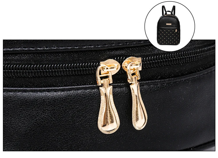 Fashionable Girl's Studded School Backpack 13