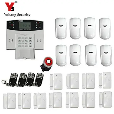 Yobang охранная умная охранная сигнализация одна клавишная система управления/обезопасная GSM сигнализация русский, английский, испанский для варианта