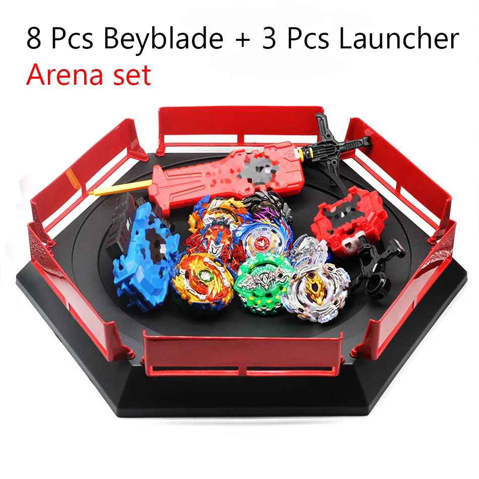 Горячая Распродажа Золотая версия Beyblade burst игрушки Арена с пусковым лезвием металлический сплав Бог спиннинг Топ Bey Blades стадион игрушка