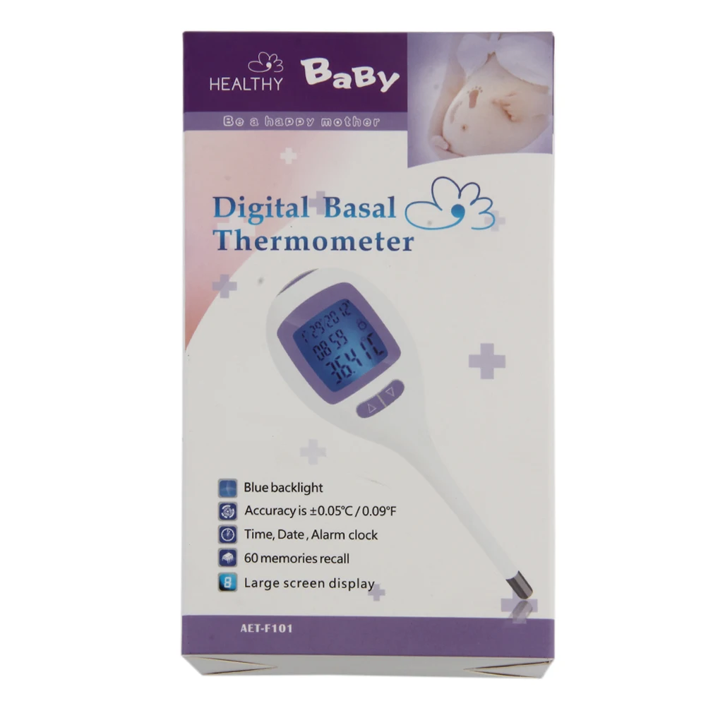 Home Digital Basal Body Temperature BBT OVULATION Thermometer LCD + Fertility Chart Read in