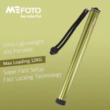 MeFOTO WA46 монопод мини портативные Моноподы для фотоаппаратов для Canon Nikon SLR камера s 6 СЕКЦИЯ Максимальная загрузка 12 кг