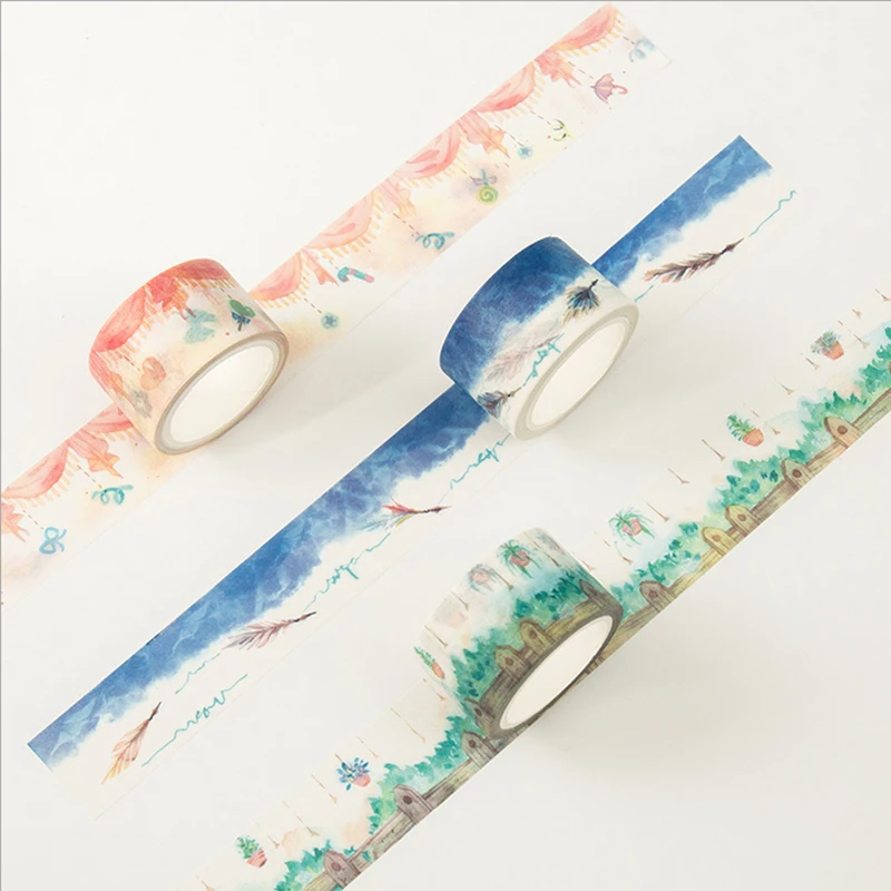 

1X 25mm*7m Colorful series washi tape DIY decoration scrapbooking planner masking tape adhesive tape sticker stationery