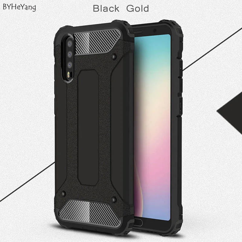 BYHeYang Armor Back Cover For Huawei P20 Phone Case Hybrid Heavy Duty Anti-Shock Pattern coque Fundas Shockproof |