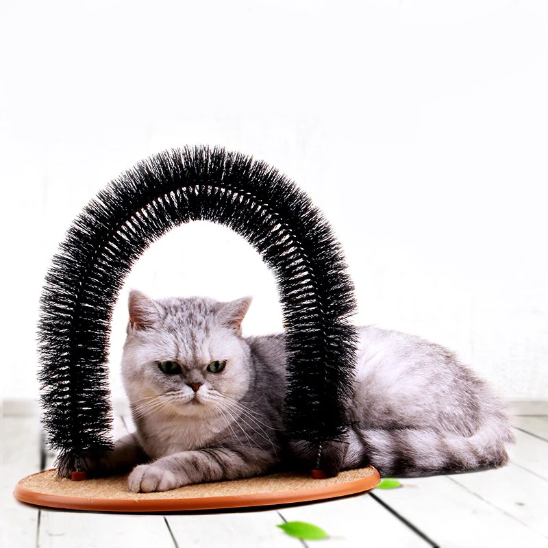 Интерактивная кошка котенок игрушки арка самонагружающийся с круглой флисовой
