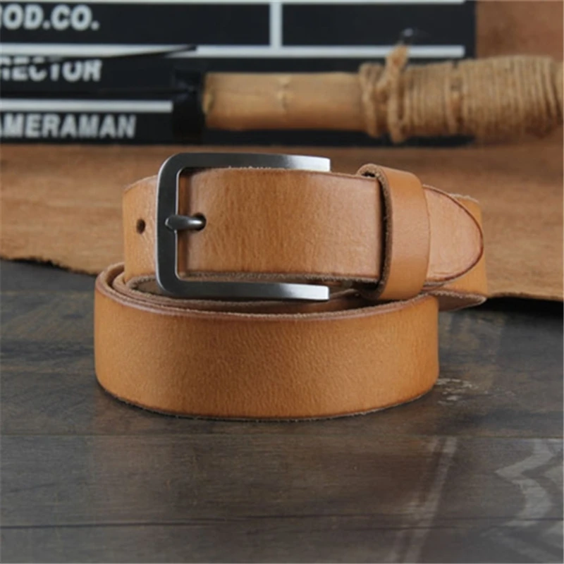 

Quality Real Stainless Steel Belt Buckle Men Belt Genuine Leather Belt Men Ceinture Homme Riem Male Strap Cinturon MBT0325