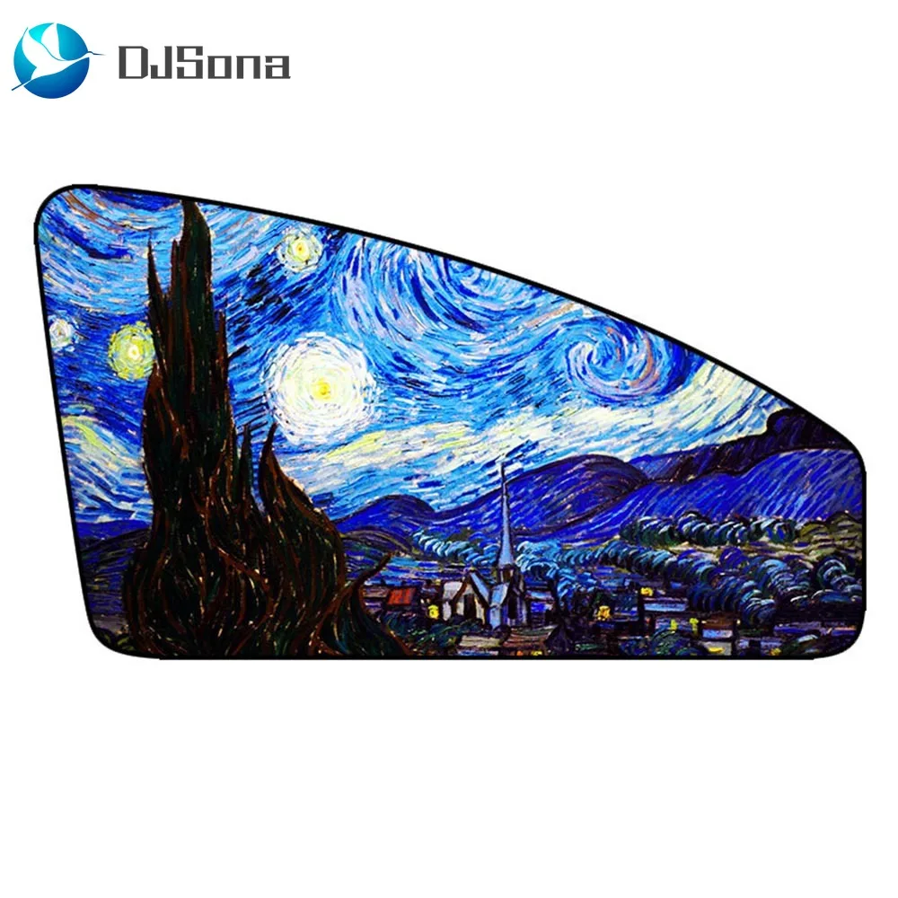

Universal Magnetic Car Sunshade Curtain Auto Side Window Sun Shade Sun Visor Animal Pattern Blinds Cover Sun Shade 1pc