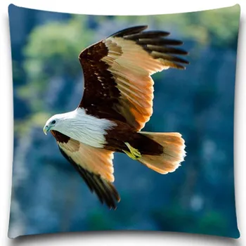 

A bird flying in the sky 2D print creative Pillow case Square cotton polyester cushion cover 5 size 9 style