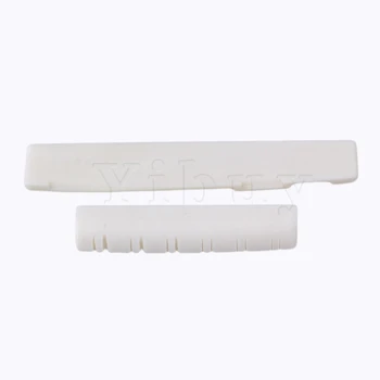 

Yibuy Bone Bridge Saddle And Nut For 12 String Acoustic Guitar