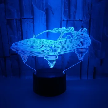 

Car Shape Small Night Light Novelty led 3D Visual Night Light 7 Colors Changeable Desk Lamp Touch Switch USB Indoor Lighting