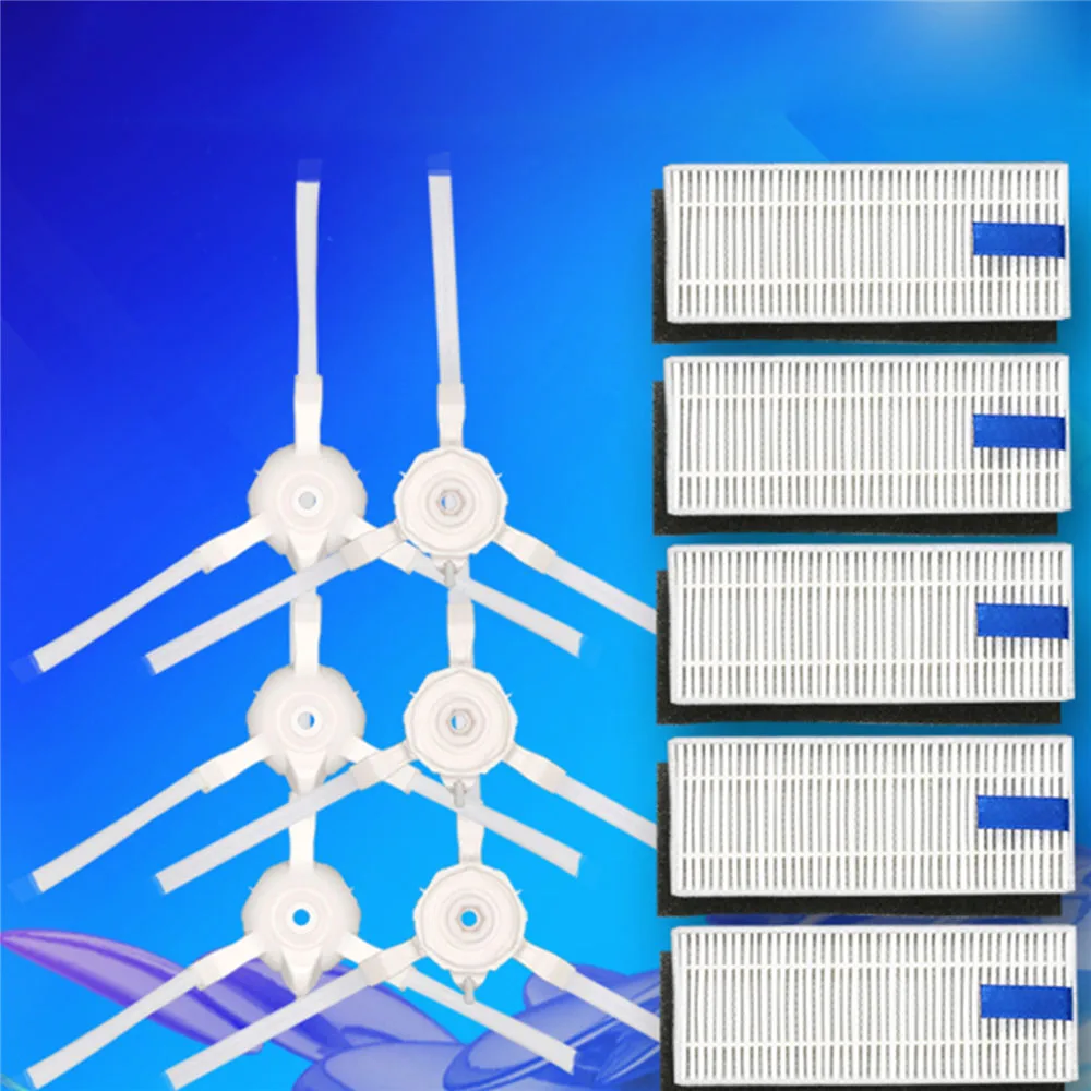 5 шт. фильтр-экран+ 6 шт. набор боковых щеток для 360 S6 подметальный робот-пылесос Сменный фильтр-экран s Набор - Цвет: 6 SideBrush 5 Filter