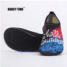 NANCY TINO Для мужчин/Для женщин пляжные водонепроницаемая обувь уличные шлепанцы для Плавания обувь спортивные сандалии легкие скольжения на Быстросохнущие кроссовки