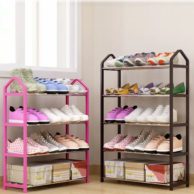 Multi Layers Metal Iron Simple Shoes Shelf Student Dormitory Diy Multi Layers Metal Iron Simple Shoes Shelf Student Dormitory Diy Storage Rack Small