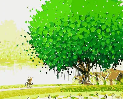 Frameless Pictures Painting By Numbers Hand Painted On Canvas