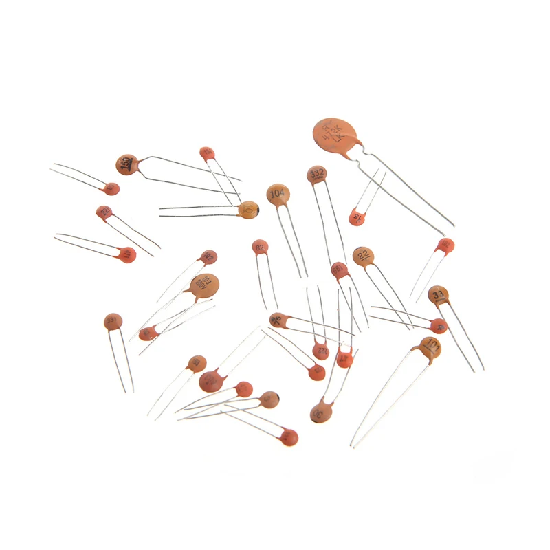 

2019 Hot Sale 300 Pcs 2PF-0.1UF 30 Values Ceramic Capacitor Assorted Kit New