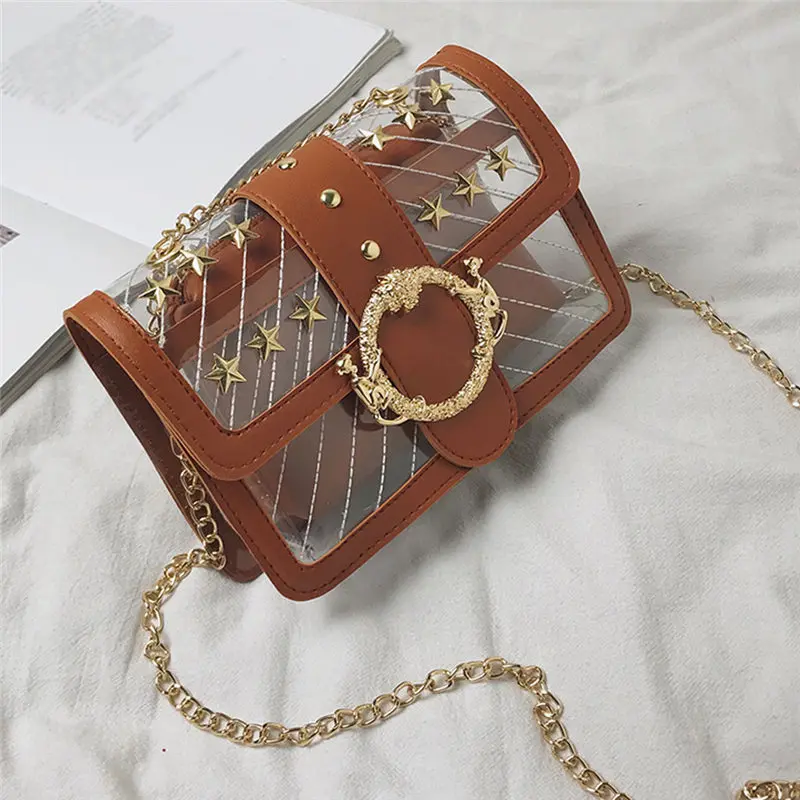 

Transparent Jelly Shoulder Bag Crossbody Bag for Women 2019 Messenger Bags handbag women's bag bolsa feminina sac a main 40MA29