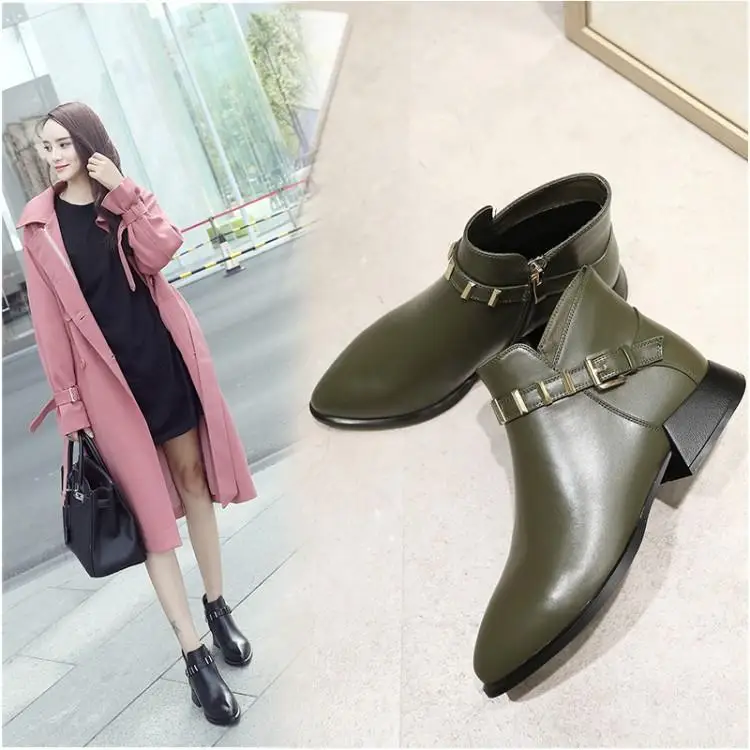 forme Bottes Épais Plus Mode Femmes Chelsea Femme Unique Chaussures De Talon Cheville as Cuir Court La Picture Marque Picture As Taille Véritable Plate qzOtXWwSxz