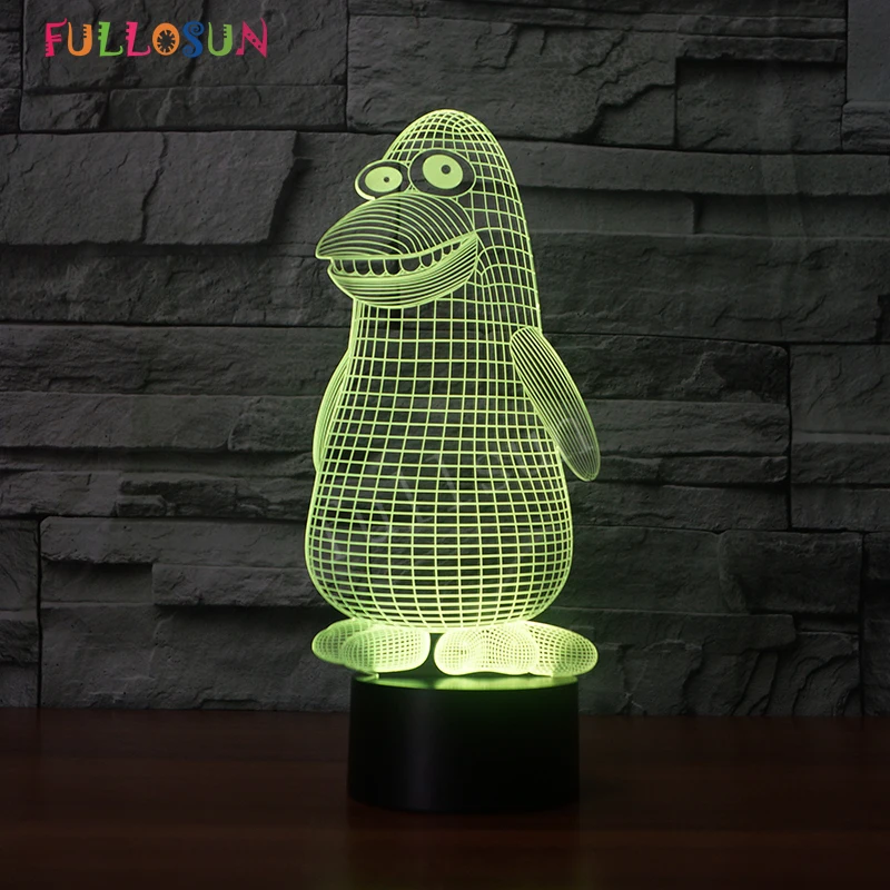 

Kids Gift Cute Penguin LED Night Lights Cartoon 3D Night Lamp Baby Feeding Moon Lamp Children Bedroom Decoration Nightlights