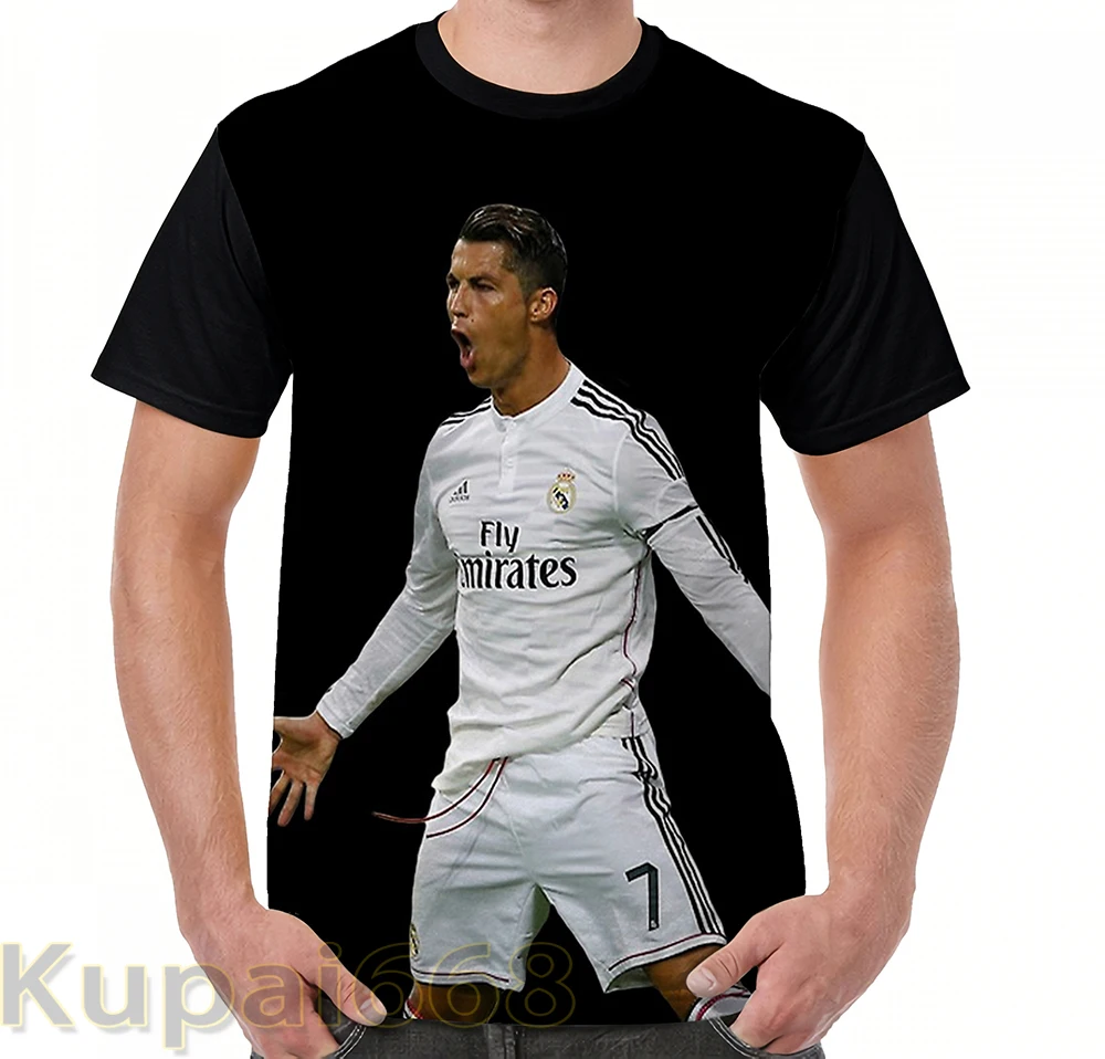 Забавная футболка с графическим принтом мужские топы футболки CR7 Криштиану