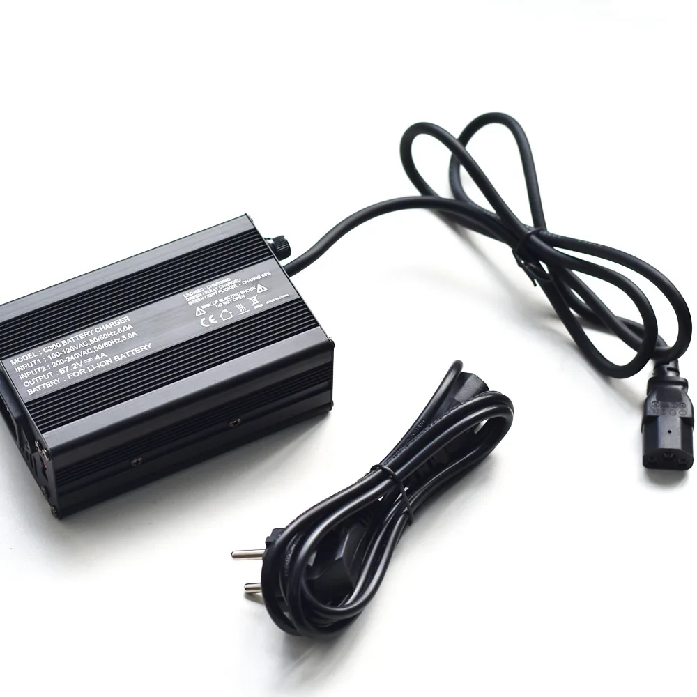 

Best quality metal case 67.2V 4A output harley electric citycoco scooter charger with e-mark certificate