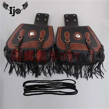

Motorcycle universal side bag for Harley cruise prince modified side box side bag side box high quality saddle bag