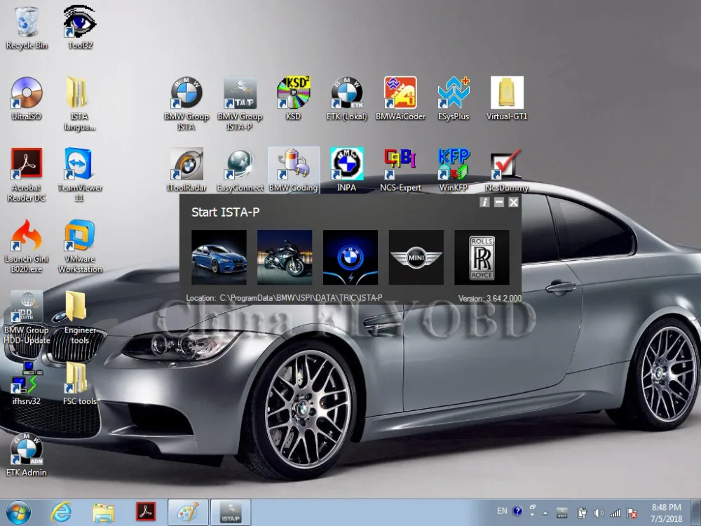 2018.07 bmw icom software display 4
