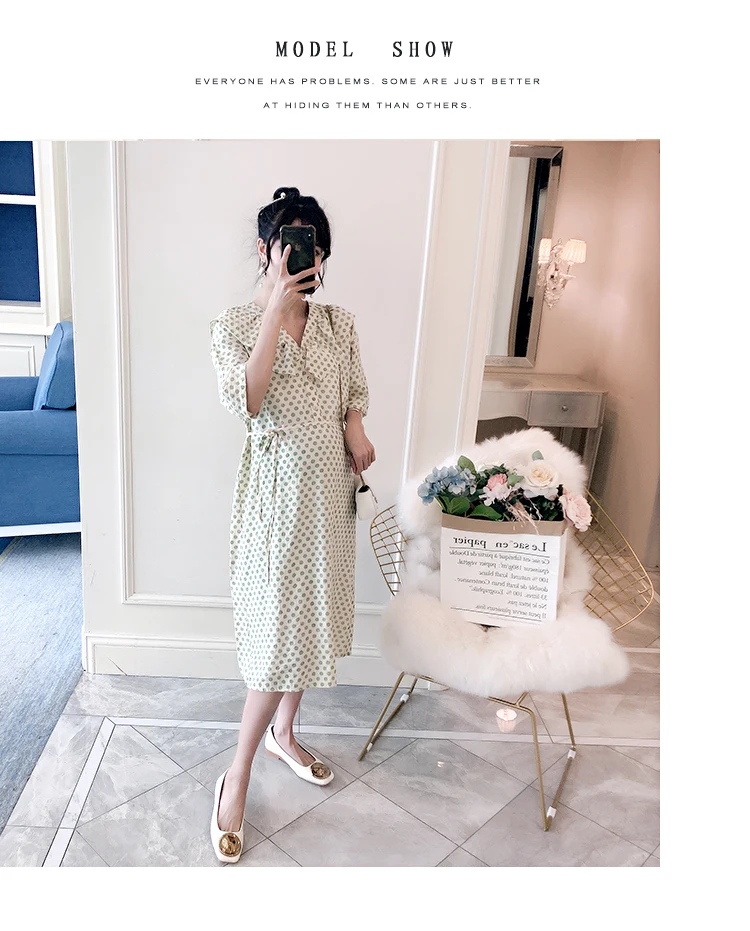 8805# Милая модная летняя одежда для будущих мам платье с милыми завязками на талии тонкая свободная прямая Одежда для беременных женщин Работа OL беременность