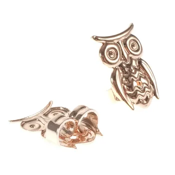 

BeUrSelf Cute Owl Earring Lifters Butterfly Backs Support Animal Hypoallergenic Fits Post Earrings New Design Jewelry for Women